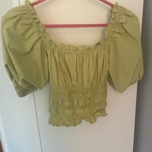 Levi’s Women’s Green square neck top